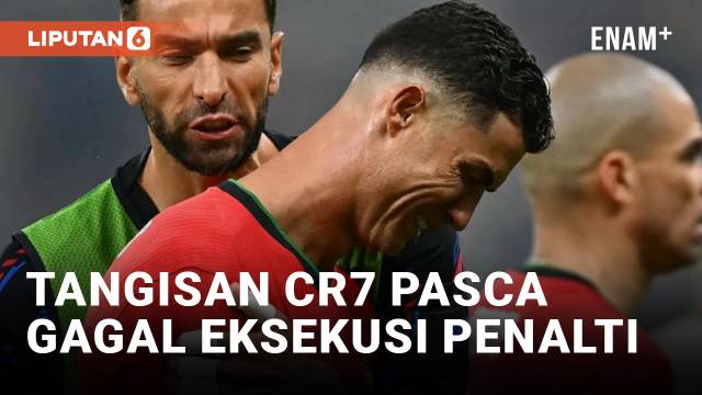Ekspresi Cristiano Ronaldo Saat Gagal Eksekusi Penalti | Liputan6