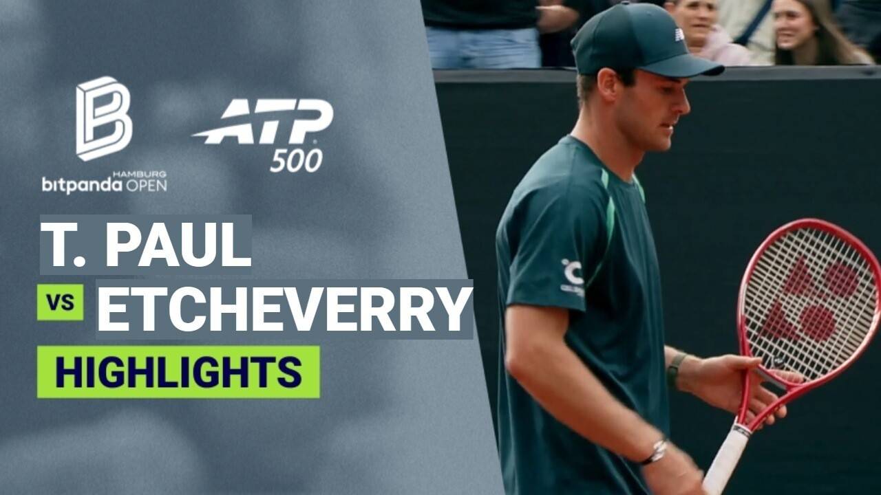 Tommy Paul vs Tomas Martin Etcheverry - Round 2 (M1 Court) | ATP 500: bitpanda Hamburg Open 2026