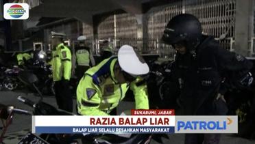 Puluhan Pembalap Liar di Sukabumi Terjaring Razia Polisi - Patroli