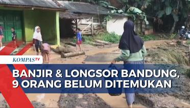 Banjir dan Longsor Melanda Bandung Barat, BPDB: 9 Orang Hilang Masih Dalam Pencarian