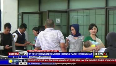 Kabut Asap, Sejumlah Penerbangan Surabaya-Kalimantan Dibatalkan