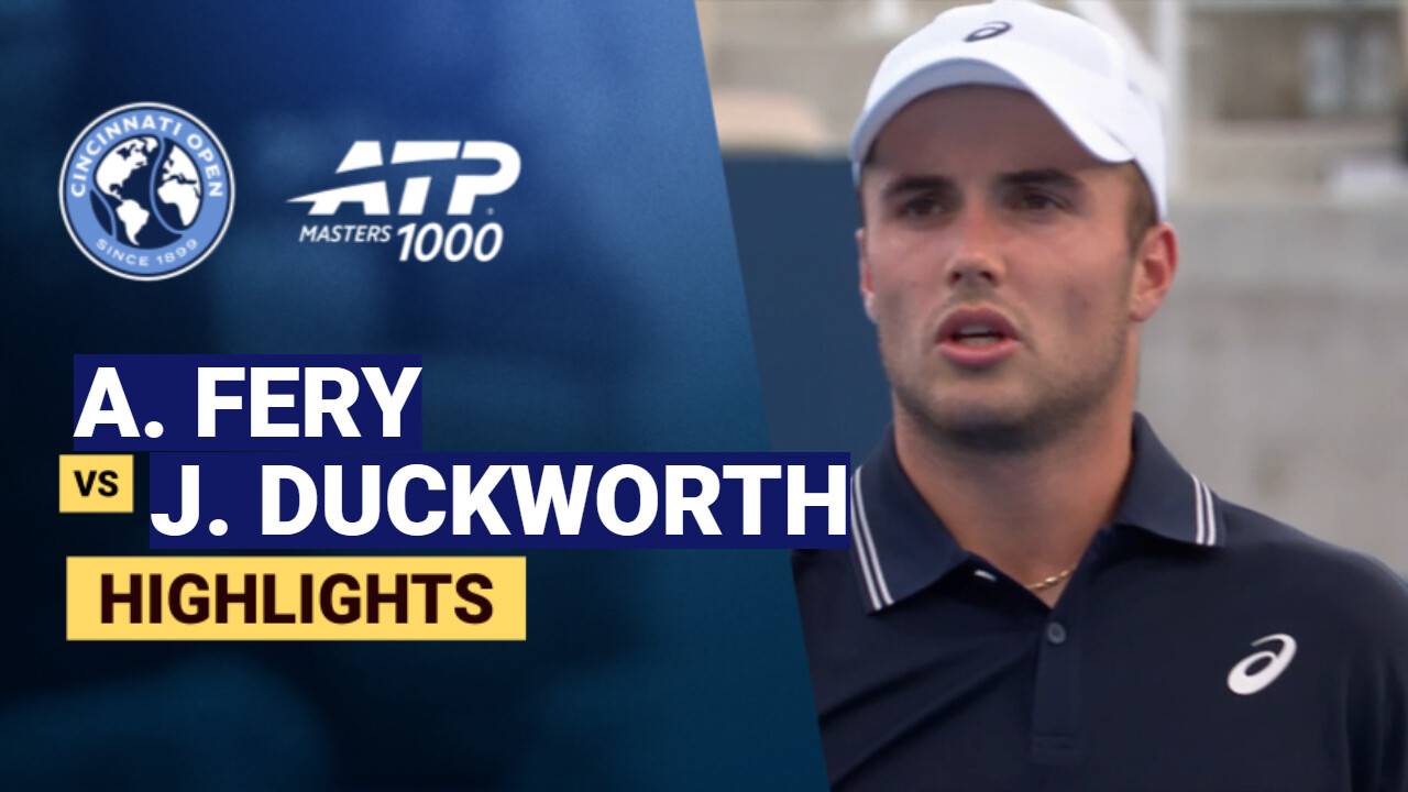 Arthur Fery vs James Duckworth - Round 2 (Champions Court) | ATP 1000: Cincinnati Open 2026