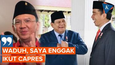 Ahok Ogah Komentari Sikap Jokowi yang Dinilai Berpihak ke Prabowo