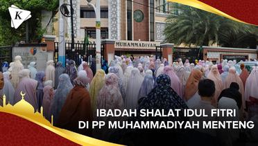 Situasi Pelaksanaan Ibadah Shalat Idul Fitri di PP Muhammadiyah Menteng