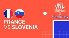 Full Match | 3rd Position | VNL MEN'S - France vs Slovenia | Volleyball Nations League 2021