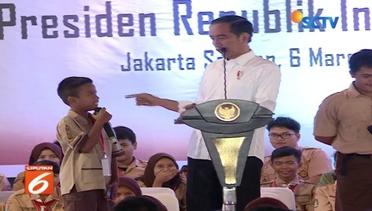 Presiden Jokowi Bagikan Kartu Indonesia Pintar di Jakarta Selatan - Liputan 6 Pagi