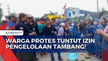 Warga Jember Blokade Jalan, Protes Tuntut Izin Pengelolaan Tambang Gunung Sadeng!