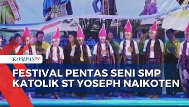 Acara Tahunan Pentas Seni di SMP Katolik ST Yoseph Naikoten di Kupang Sajikan Beragam Kesenian