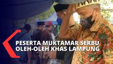 Meriahkan Muktamar ke-34 NU, Bazaar Kuliner dan Kerajinan UMKM Lampung Diserbu Muktamirin