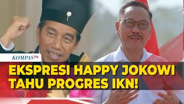 Ekspresi Happy dan Kepalan Tangan Jokowi Usai Tahu Progress IKN!