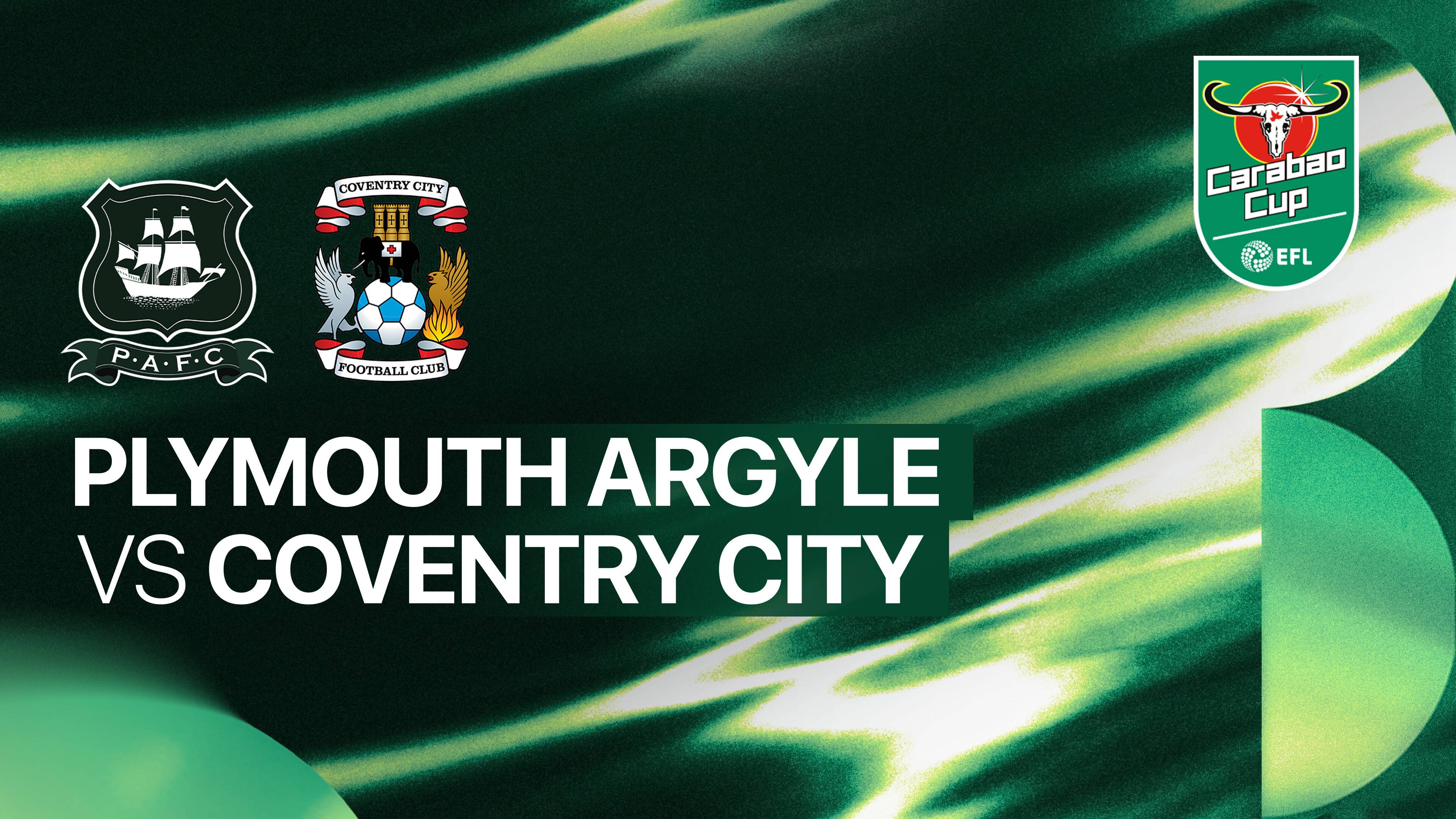 Plymouth Argyle FC vs Coventry City FC