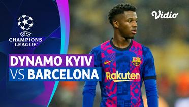 Mini Match - Dynamo Kyiv vs Barcelona | UEFA Champions League 2021/2022