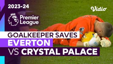 Aksi Penyelamatan Kiper | Everton vs Crystal Palace | Premier League 2023/24