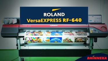 PRINTER ROLAND VersaEXPRESS RF-640: HASIL PRINT AUTO GLOWING!