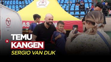 Temu Kangen, Sergio van Dijk Sambangi Latihan Persib Bandung