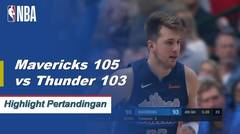 NBA I Cuplikan Pertandingan : Mavericks 105 vs Thunder 103