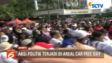 Aksi Massa Pendukung dan Penolak Calon Presiden di Car Free Day -  Liputan6 Terkini SCTV