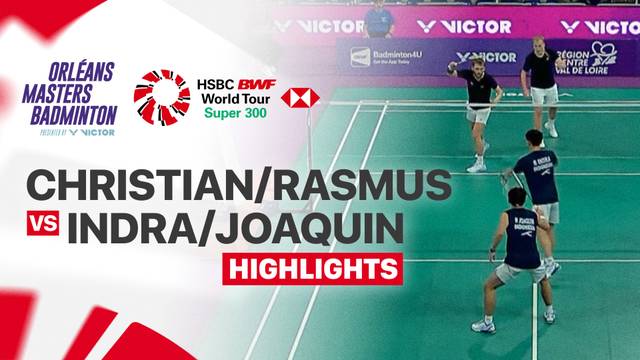 Christian Faust Kjaer/Rasmus Kjaer (DEN) vs Raymond Indra/Nikolaus Joaquin (INA) - Highlight | Orleans Masters Badminton 2026 presented by VICTOR