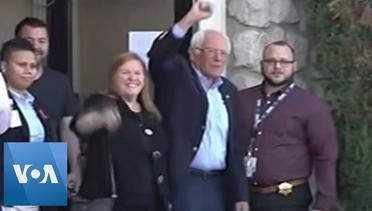 Bernie Sanders Leaves Las Vegas Hospital