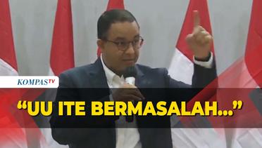 Anies Baswedan Soroti UU ITE saat Beri Kuliah Kebangsaan di Universitas Indonesia