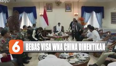 Pemerintah Hentikan Sementara Bebas Visa Bagi WN China Terkait Virus Corona