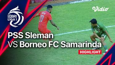 Highlights - PSS Sleman vs Borneo FC Samarinda | BRI Liga 1 2022/23