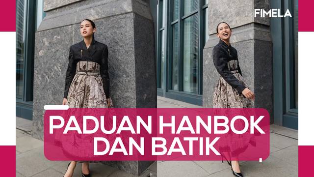 Padukan Hanbok dan Batik, Maudy Ayunda Tampil Anggun di ASEAN Business Awards