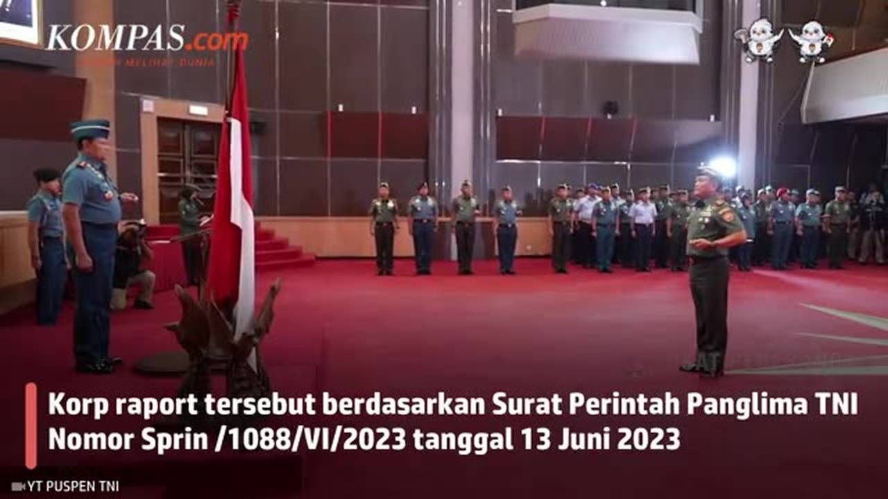 31 Perwira Tinggi Tni Naik Pangkat Siapa Saja Kompascom Vidio 