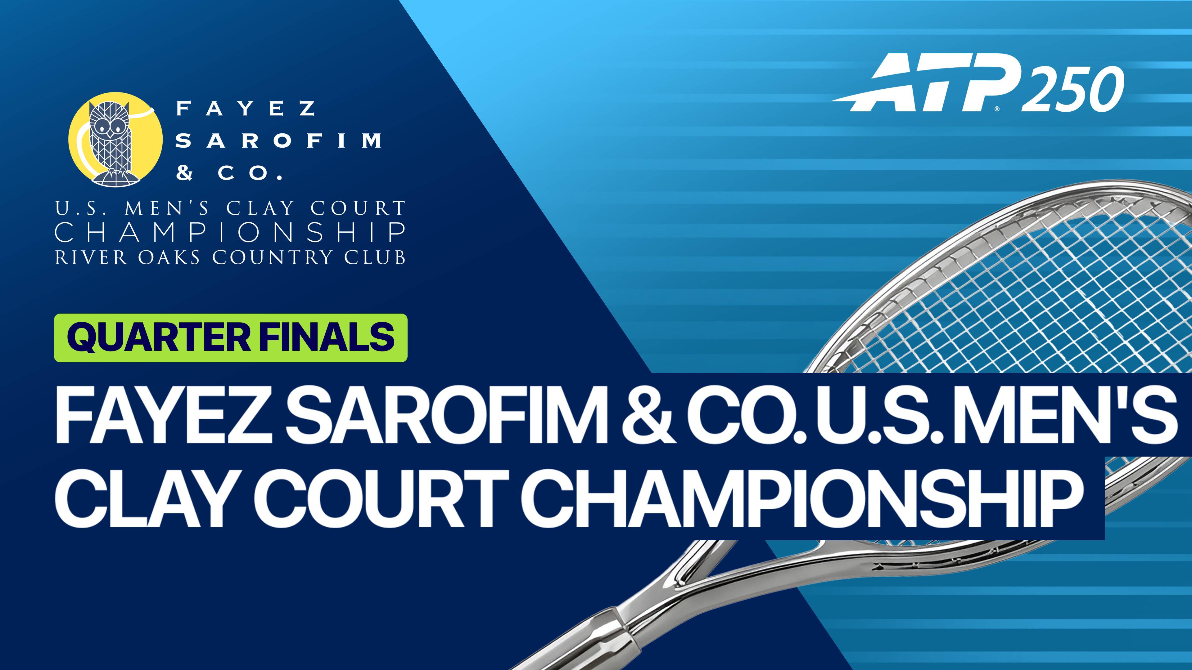 Tomas Martin Etcheverry vs Tommy Paul - Quarterfinals | ATP 250: Fayez Sarofim & Co. U.S. Men's Clay Court Championship 2026