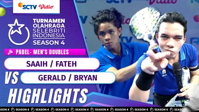 Saaih Halilintar/Fateh Halilintar vs Gerald Yohanes/Bryan Mckenzie - Highlights Padel Men's Doubles | TOSI Season 4