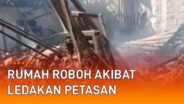 Rumah di Yogyakarta Roboh Akibat Ledakan Petasan