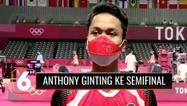 Kalahkan Tunggal Putra Denmark, Anthony Ginting Melaju ke Semifinal di Olimpiade Tokyo 2020 | Liputan 6