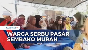 Warga Banjarbaru Serbu Pasar Sembako Murah, Harga Bahan Pangan di Bawah Pasaran!