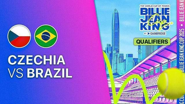 Czechia vs Brazil - Full Match | Billie Jean King Cup 2025 Qualifiers