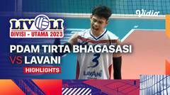 Putra: PDAM Tirta Bhagasasi Bekasi vs Lavani - Highlights | Livoli Divisi Utama 2023