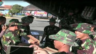 4 Pesawat TNI AU Diberangkatkan dari Solo Bawa Logistik ke Lombok - Fokus Pagi