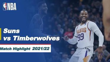 Match Highlight | Phoenix Suns vs Minnesota Timberwolves | NBA Regular Season 2021/22