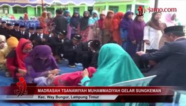 MTS Muhammadiyah Gelar Sungkeman Saat Perpisahan