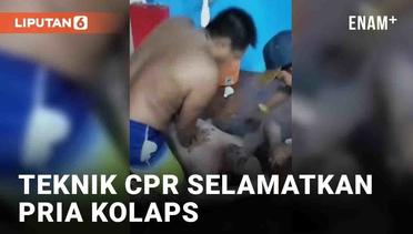 Aksi Sigap Pria Selamatkan Nyawa Teman yang Kolaps dengan CPR