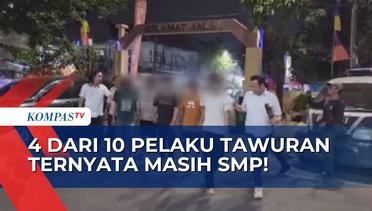 Tangkap 10 Pelaku Tawuran di Sunter Jaya, Polisi Amankan Sejumlah Senjata Tajam!