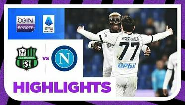 Sassuolo vs Napoli - Highlights | Serie A 2023/24