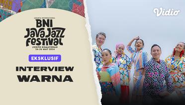Exclusive Interview With Warna at BNI Java Jazz Festival 2024