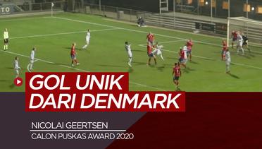Inilah Gol Spektakuler dari Nicolai Geertsen, Calon Kuat Puskas Award 2020