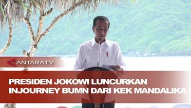 Presiden Jokowi luncurkan Injourney BUMN dari KEK Mandalika