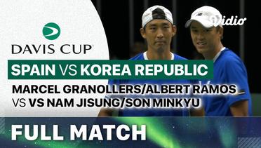 Full Match | Spain (Marcel Granollers/Albert Ramos) vs Korea Republic (Nam Jisung/Son Minkyu) | Davis Cup 2023
