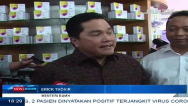 Erick Thohir: Stok Masker Dan Alat Kesehatan Aman