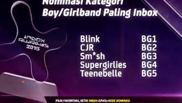 Nominasi Kategori Boy/Girlband Paling Inbox - Inbox Awards 2015