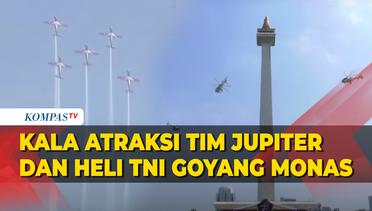 [FULL] Atraksi Pesawat Jupiter Aerobatic hingga Aksi Helikopter Goyang Monas di HUT ke-78 TNI