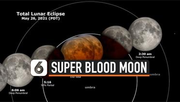 Fakta Menarik Gerhana Bulan Total Super Blood Moon