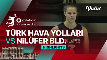 Turk Hava Yollari vs Ni̇lufer BLD. - Highlights | Women's Turkish Volleyball League 2023/24